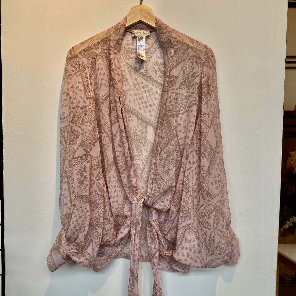 💛 Free People Wrap Kimono Top